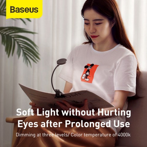 Универсальная лампа с клипсой Baseus Comfort Reading Mini Clip Lamp |24Hours, 4000K| (DGRAD-0G)