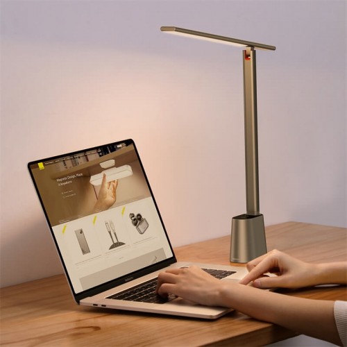 Лампа BASEUS Smart Eye Series Rechargeable Folding Reading Desk Lamp (Smart Light) |3000-6000K| (DGZG-02)