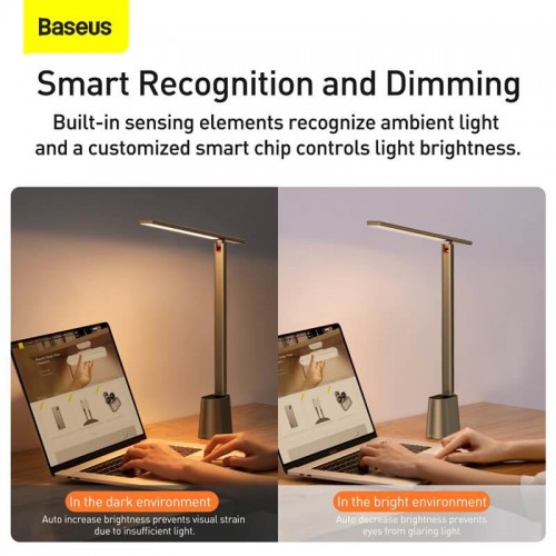 Лампа BASEUS Smart Eye Series Rechargeable Folding Reading Desk Lamp (Smart Light) |3000-6000K| (DGZG-02)