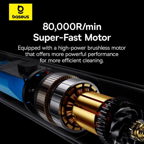 Автомобильный пылесос BASEUS A5 Air Series Car Vacuum Cleaner (12000Pa)