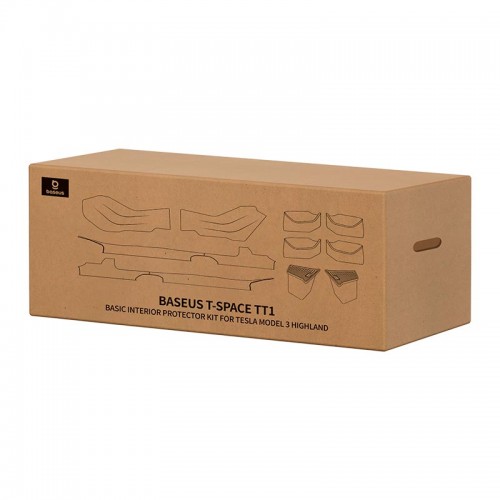 Защитный комплект салона BASEUS T-Space TT1 12-Piece Interior Protector Kit for Tesla Model 3 Highland 1.0
