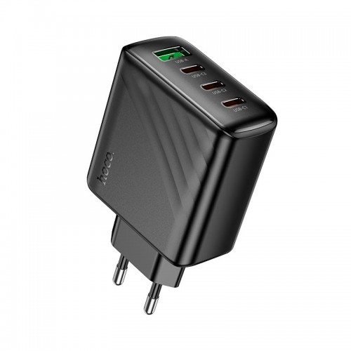 Адаптер мережевий HOCO Supply charger CS27A |1USB/3Type-C,67W/3A, PD/QC| black