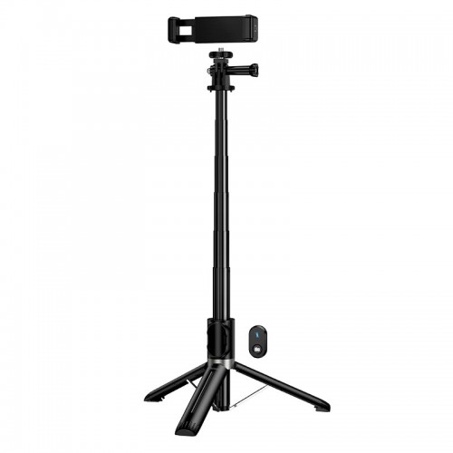 Селфи-монопод HOCO Prestigio многофункциональный штатив K101 |BT5.2, Remote, 95 см| чёрный