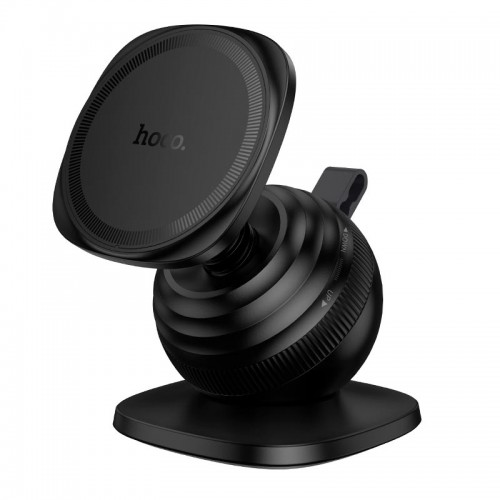 Тримач HOCO Daisy magnetic ring car holder H103 (center console) black