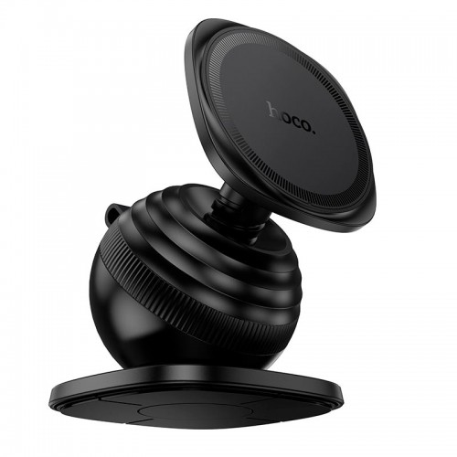 Тримач HOCO Daisy magnetic ring car holder H103 (center console) black