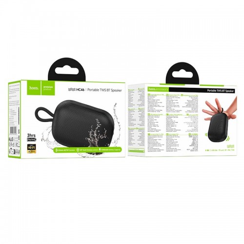 Акустика HOCO Estrellato BT колонка HC46 |BT6.0, 7W. 3 ч| чёрная