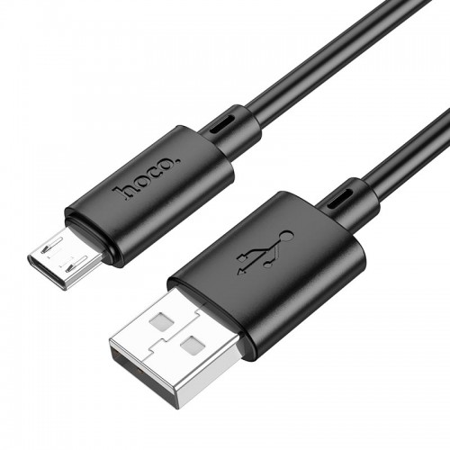 Кабель HOCO Micro USB Gratified для зарядки и передачи данных (в упаковке) X88 |1 м, 2,4 А| чёрный