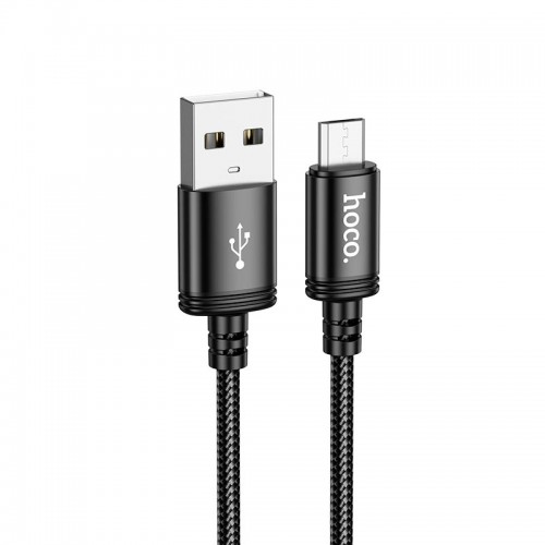 Кабель HOCO Micro USB Wind для зарядки и передачи данных (в упаковке) X89 |1 м, 2.4A| черный