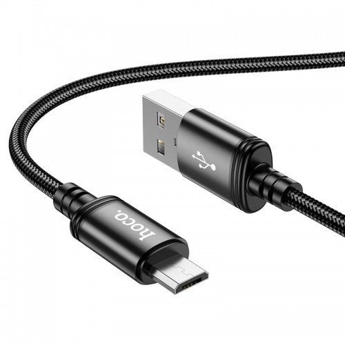 Кабель HOCO Micro USB Wind для зарядки и передачи данных (в упаковке) X89 |1 м, 2.4A| черный