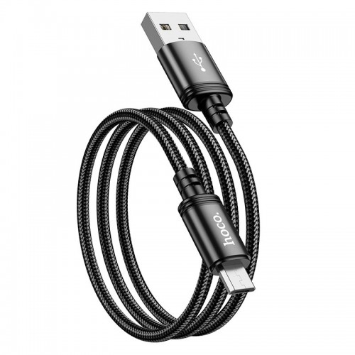 Кабель HOCO Micro USB Wind для зарядки и передачи данных (в упаковке) X89 |1 м, 2.4A| черный