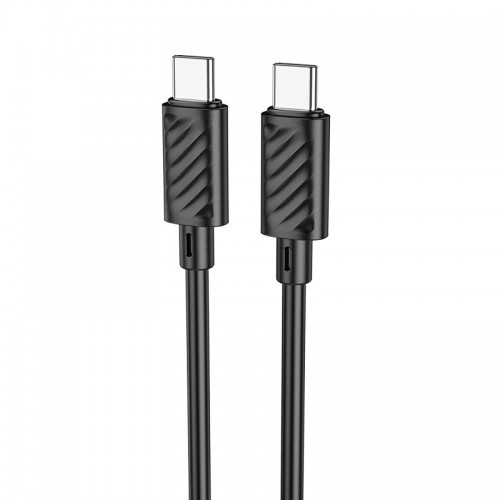Кабель HOCO Type-C — Type-C Gratified для зарядки и передачи данных (в упаковке) X88 |1 м, 60 Вт| чёрный