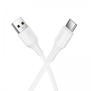 Кабель HOCO Type-C Beneficio для зарядки и передачи данных X120 |1 м, 3A| белый