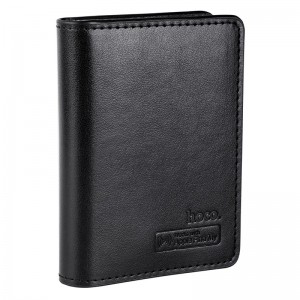Пошуковий трекер HOCO Tiger smart anti-lost card holder E91F (wireless charging model) |Apple Find My, 3 month| black