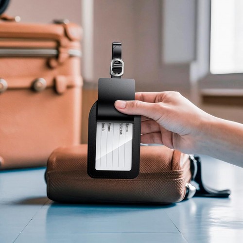 Пошуковий трекер HOCO Tiger smart anti-lost luggage tag E91H (wireless charging model) |Apple Find My, 3 month| black