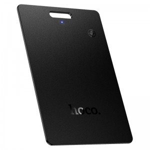 Пошуковий трекер HOCO Nida Dual card type anti-lost device E102 (wireless charging model) |Apple Find My/Android HUB,  IP68| black