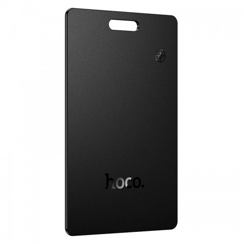 Пошуковий трекер HOCO Nida Dual card type anti-lost device E102 (wireless charging model) |Apple Find My/Android HUB, IP68| black