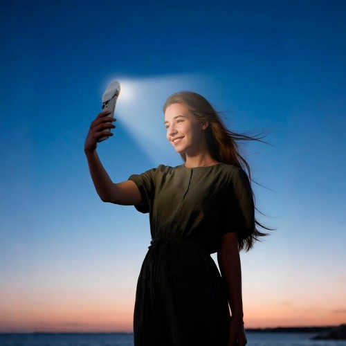 Портативне світло для селфі HOCO Olas fill light K160 |900lm, 2700-6500K| white