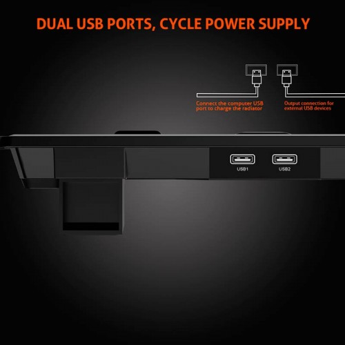 Кулер для ноутбука MeeTion CoolingPad CP2020 |9-14"|