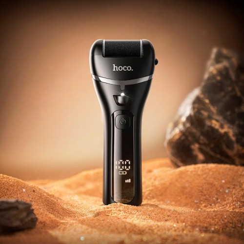Електрическая пемза для ніг HOCO electric foot dermabrasion device HP90 black