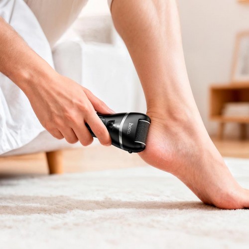 Електрическая пемза для ніг HOCO electric foot dermabrasion device HP90 black