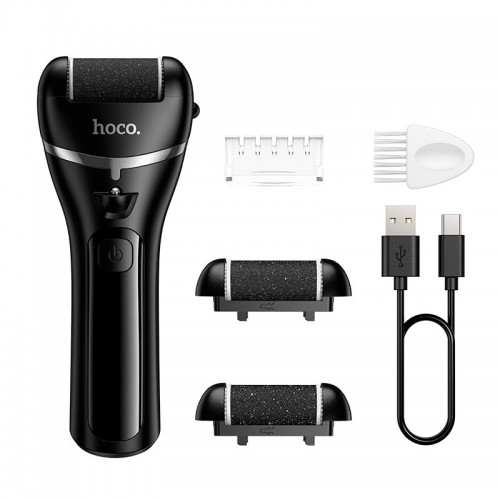 Електрическая пемза для ніг HOCO electric foot dermabrasion device HP90 black