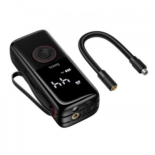 Портативний компресор HOCO Enlighten portable smart air pump ZP18 |10.3 Bar| black