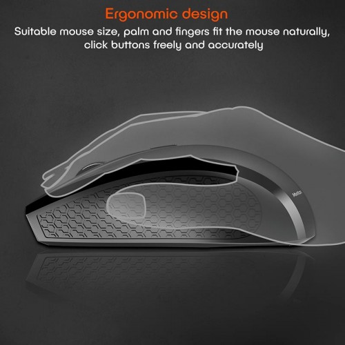 Миша MeeTion Wireless Mouse 2.4G MT-R560 black