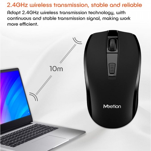 Миша MeeTion Wireless Mouse 2.4G MT-R560 black