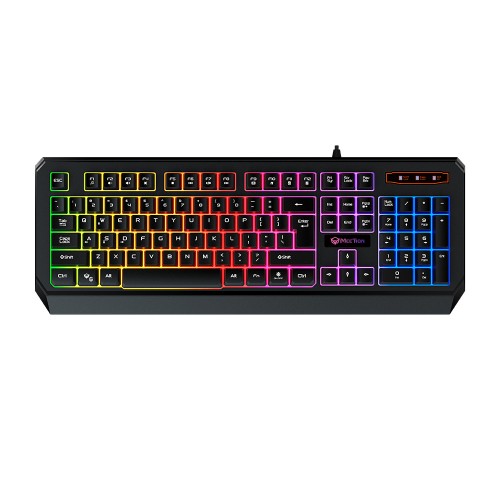 Клавіатура MEETION Gaming Wired Rainbow Backlit Keyboard MT-K9320 |UA/RU/EN розгортки| black