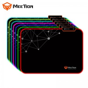 Килим для миші MeeTion Backlit Gaming Mouse Pad RGB MT-PD120 black