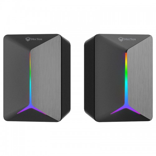 Акустика для ПК Meetion Wired Meetion Speaker MT-SP2011 |AUX+USB, 3W*2, RGB| black