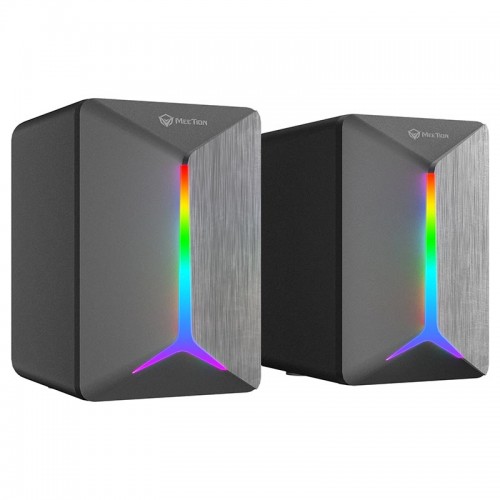 Акустика для ПК Meetion Wired Meetion Speaker MT-SP2011 |AUX+USB, 3W*2, RGB| black