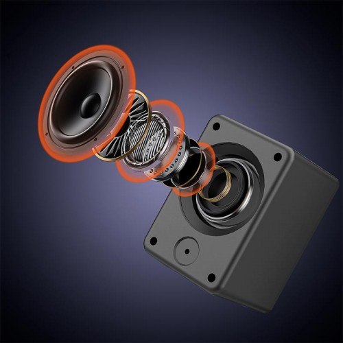 Акустика для ПК Meetion Wired Meetion Speaker MT-SP2011 |AUX+USB, 3W*2, RGB| black