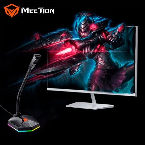 Игровой микрофон MeeTion MT-MC13 RGB |USB|