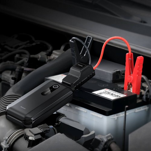 Пусковое устройство (бустер) для авто BASEUS Super Energy Air Car Jump Starter 10000mAh,Peakcurrent 1000A |1USB/1Type-C, 2.4A| (CGNL020101) black