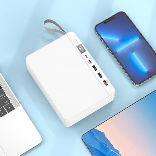 УМБ HOCO Overlord fully compatible power bank J94 75000mAh |3USB/Type-C, PD/QC, 20W/5A| black