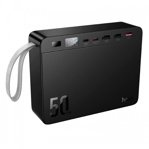 УМБ HOCO Carretera power bank PD J166 50000mAh |3USB/2Type-C, 22.5W/3A, PD/QC| black