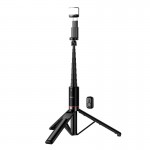 Монопод-тріпод HOCO Spring live broadcast holder with fill light K34 |297-1360mm, 4.5-7", BT5.2| black