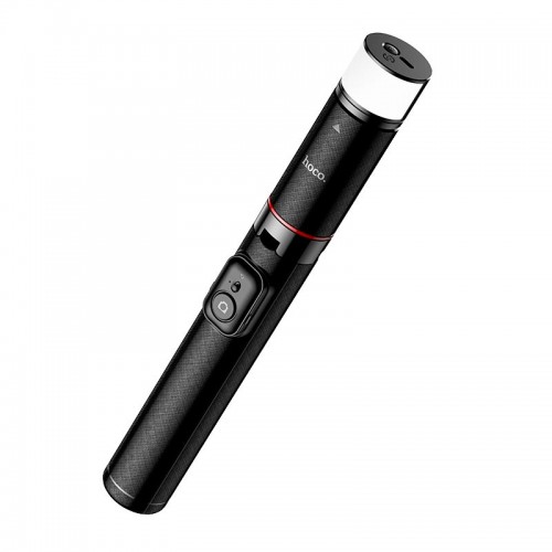 Монопод-тріпод HOCO Spring live broadcast holder with fill light K34 |297-1360mm, 4.5-7", BT5.2| black