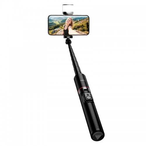 Монопод-тріпод HOCO Spring live broadcast holder with fill light K34 |297-1360mm, 4.5-7", BT5.2| black