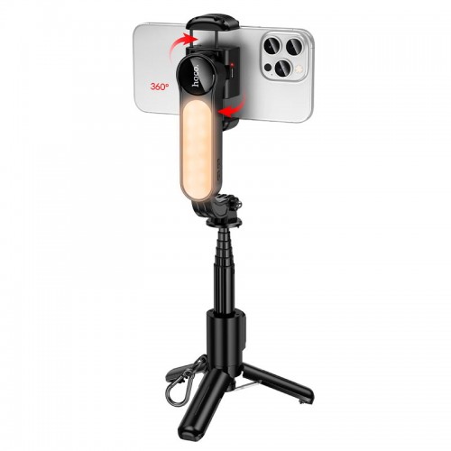 Монопод-тріпод HOCO Feliz single-axis live broadcast holder K90 |160-700, 4.5-7"| black