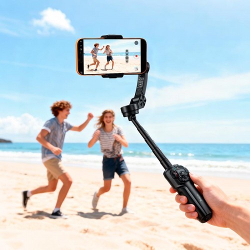 Ручной стабилизатор HOCO Three-axis intelligent gimbal K91 |App, 5h, 4.5-7"|