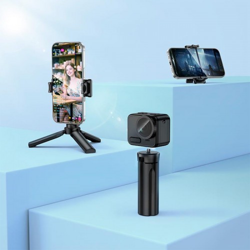 Штатив HOCO Prestigio mini tripod K100 |4.5-7", 65-90mm| black
