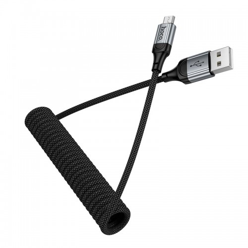 Кабель HOCO Micro USB Nuevo charging data cable X121 |1.5m, 2.4A| black