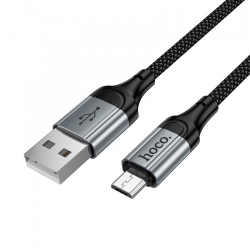 Кабель HOCO Micro USB Nuevo charging data cable X121 |1.5m, 2.4A| black