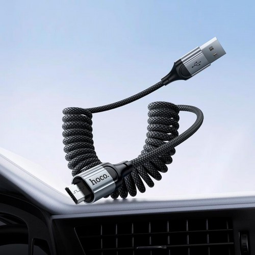 Кабель HOCO Micro USB Nuevo charging data cable X121 |1.5m, 2.4A| black