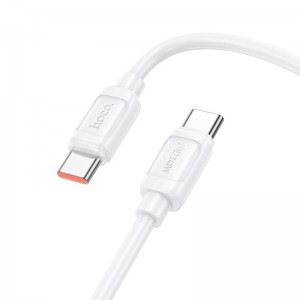 Кабель HOCO Type-C to Type-C Surpass fast charging data cable X115 |1m, 240W/5A|