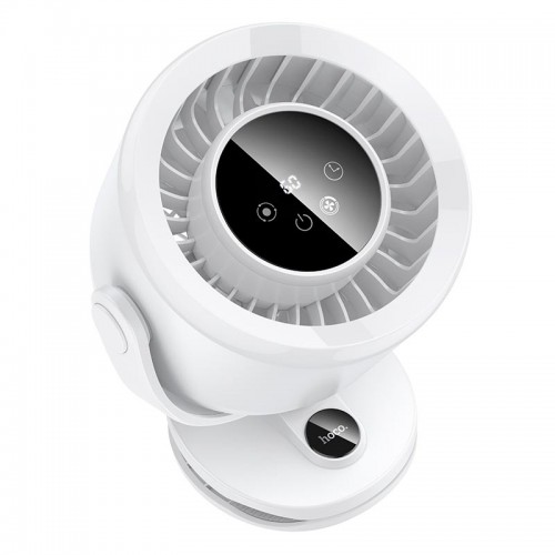 Портативний вентилятор на кліпсі HOCO clip mount fan HX608 |5 Levels, 2.5.2-8h, 40dB| white