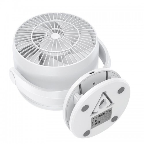 Портативний вентилятор на кліпсі HOCO clip mount fan HX608 |5 Levels, 2.5.2-8h, 40dB| white