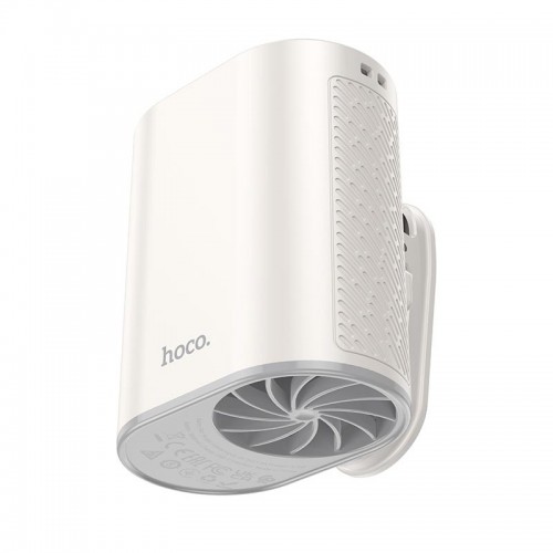 Портативний вентилятор на кліпсі HOCO portable fan HX609 |100 Levels, 9.5h, 70dB| white